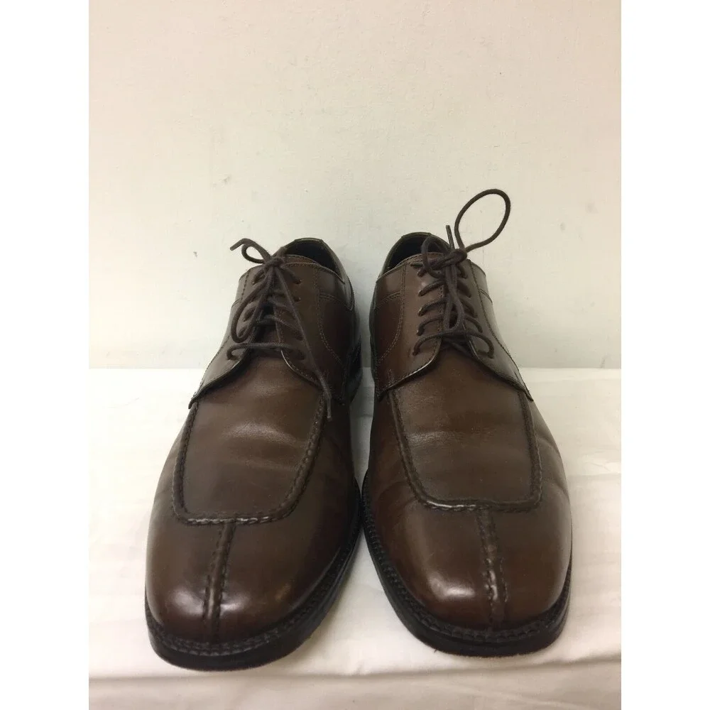 Cole Hann brown dress lace up leather shoes for men size  7.5M